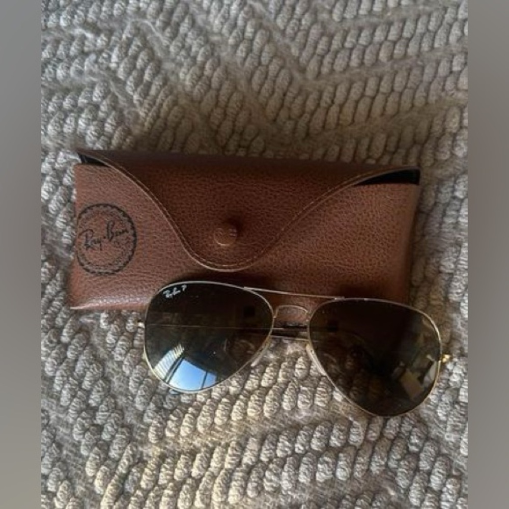 Ray Ban Polarized Aviator Sunglasses